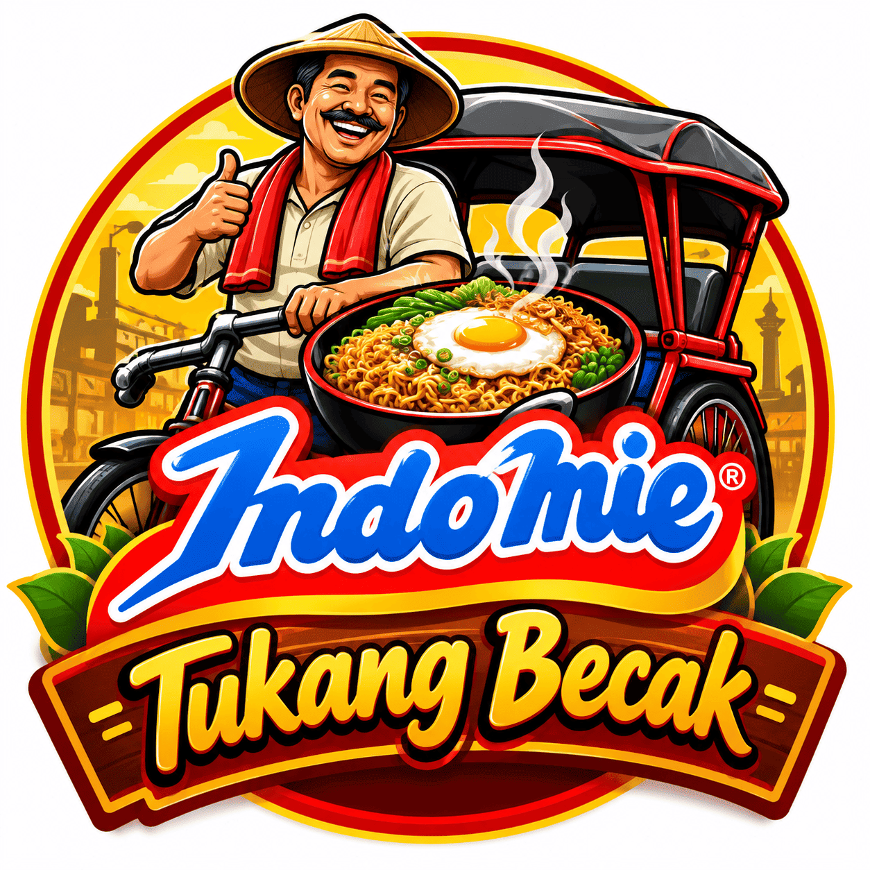 Indomie Tukang Becak logo